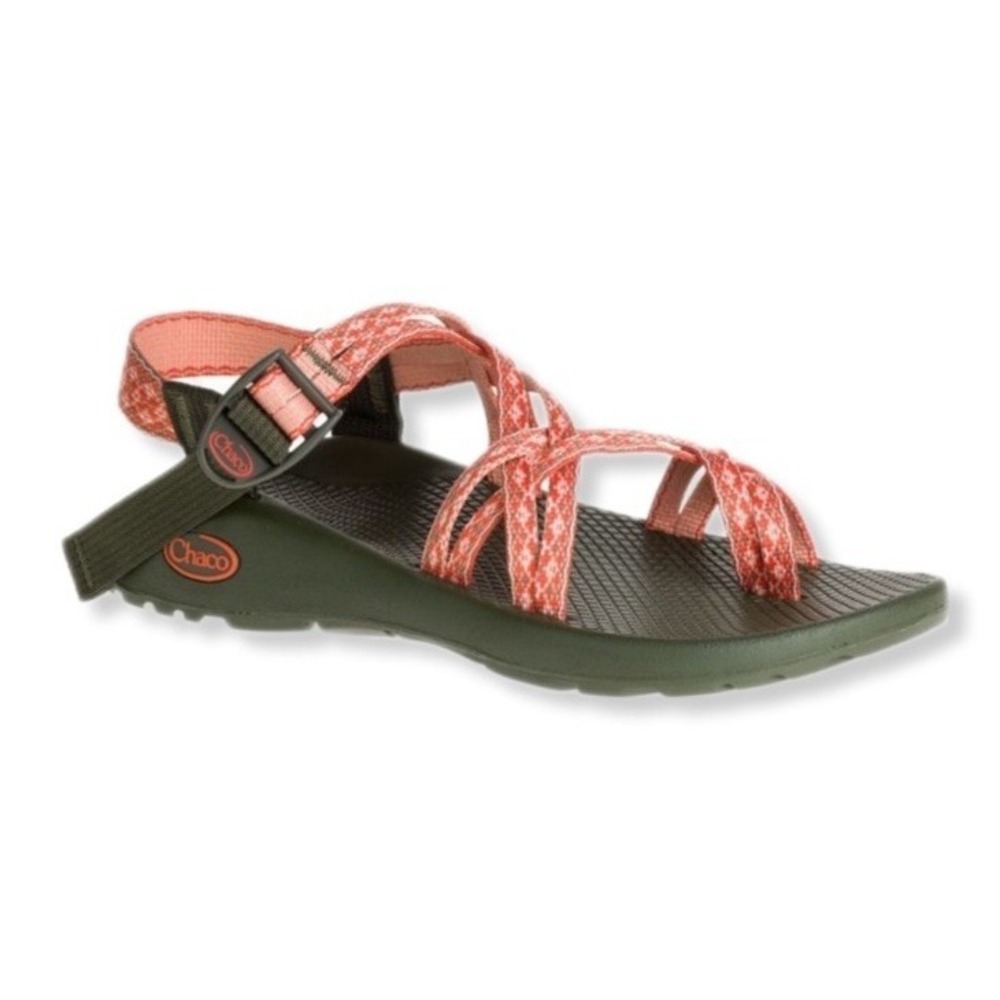 Chaco Women's ZX2 Classic Sport Sandals Outdoor Dual Adjustable Strap Coral 8